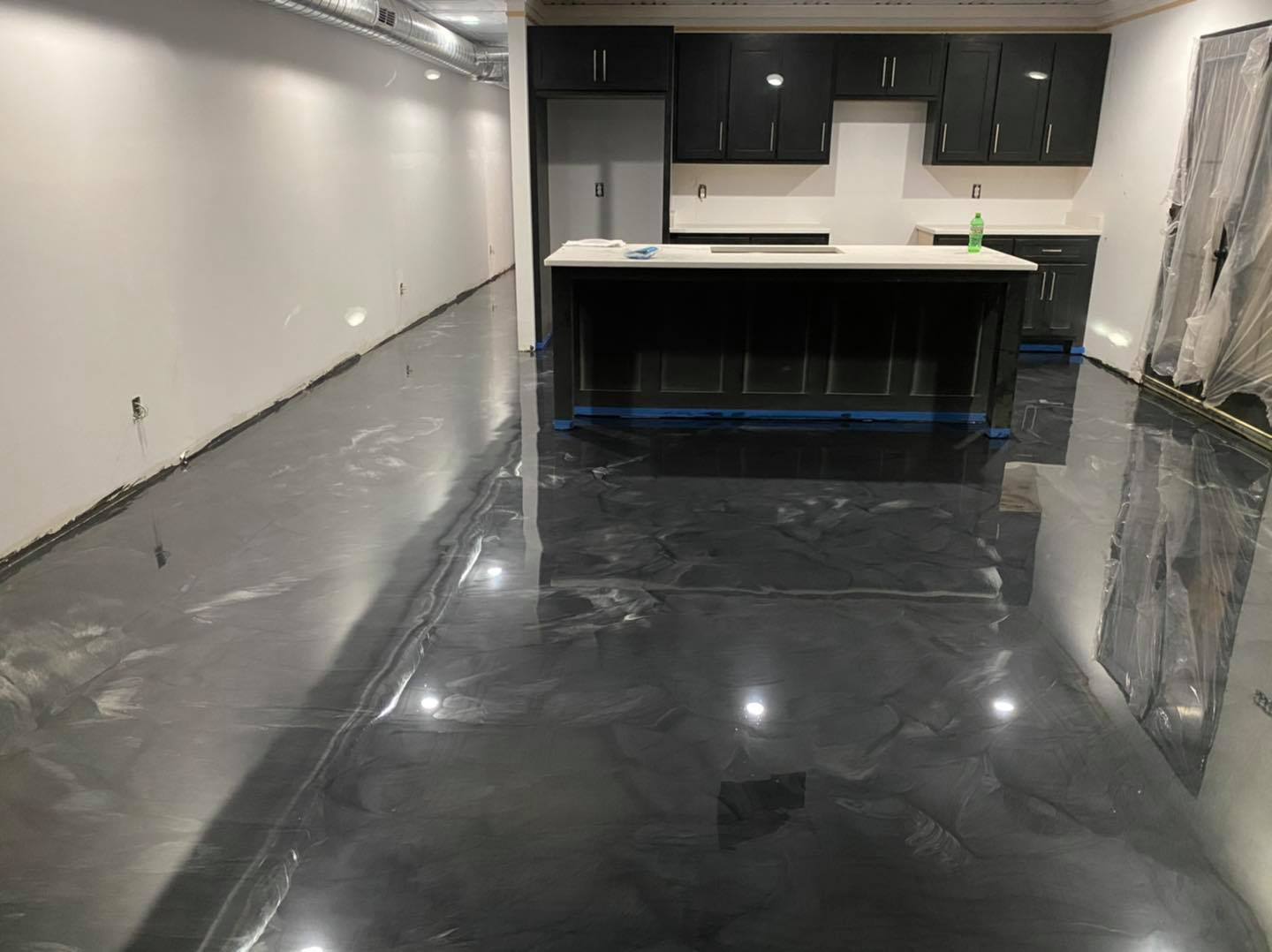 apex metallic epoxy Epoxy Garage Flooring