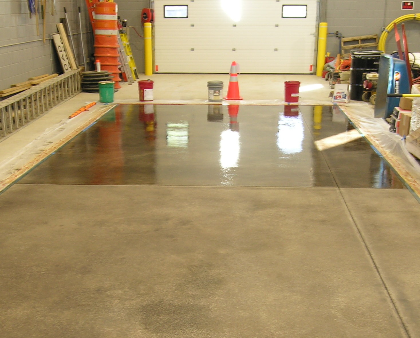 concrete epoxy sealing Metallic Epoxy