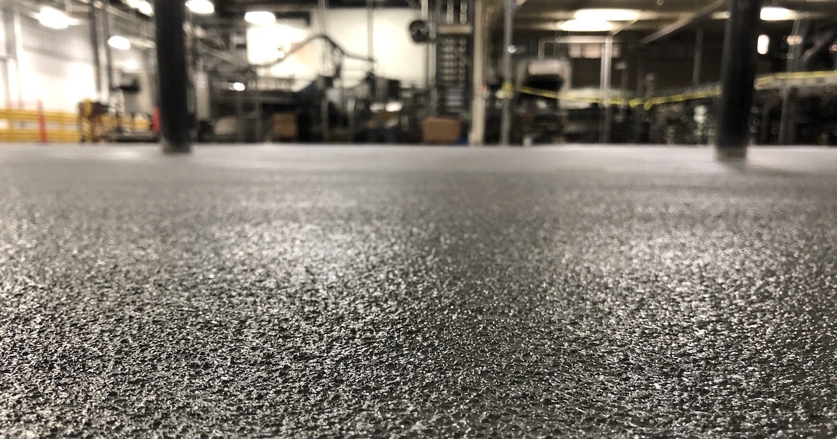 industrial epoxy concrete floor Rubber Floor Coatings