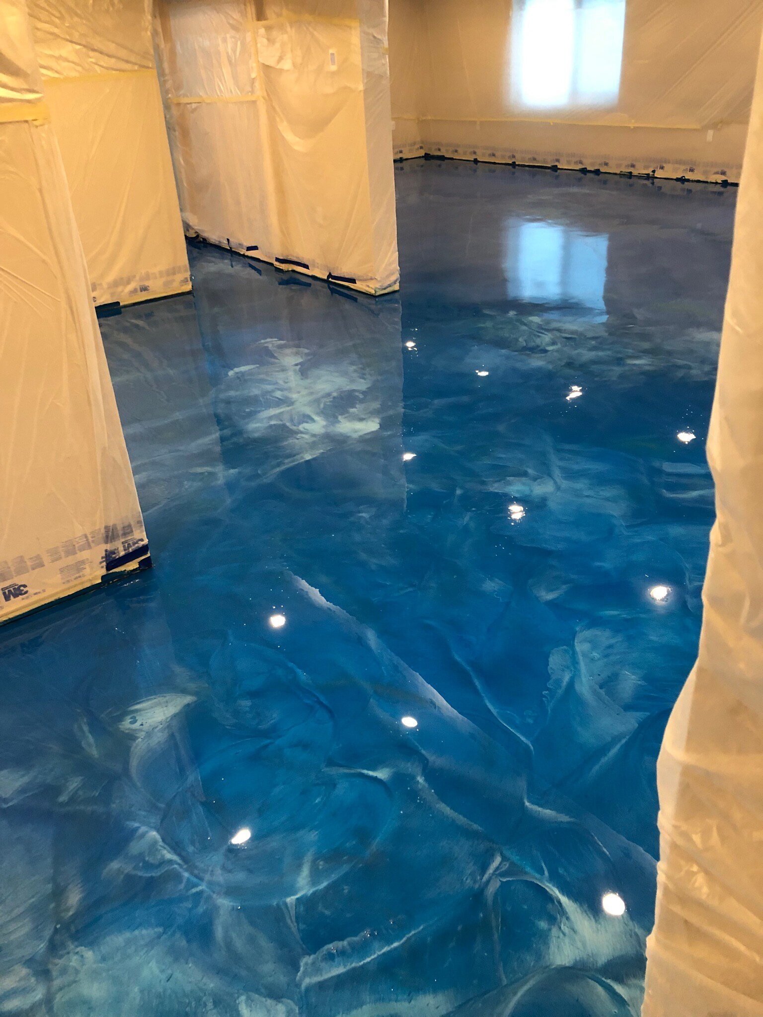 metallic epoxy coating