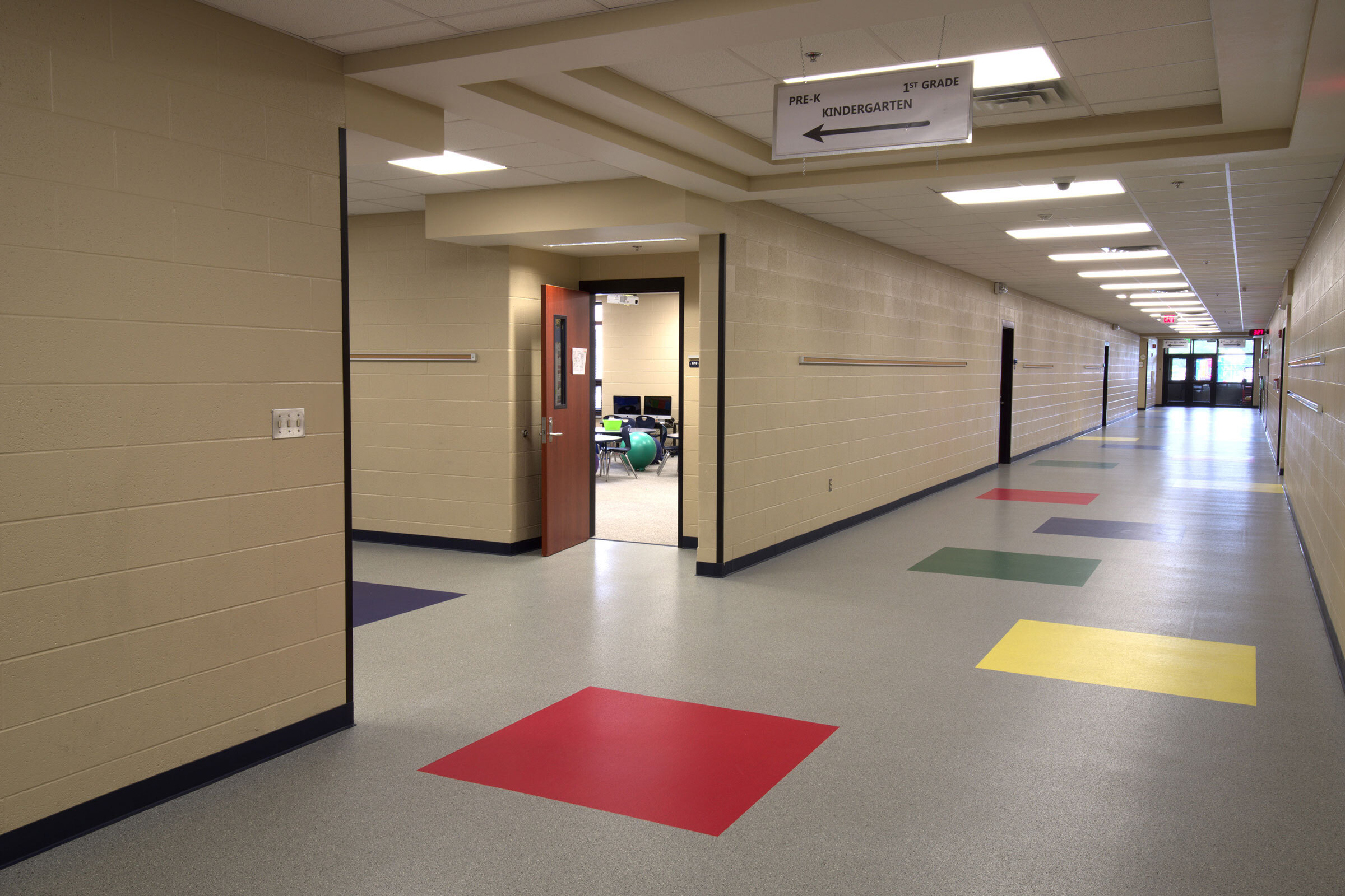 rubber epoxy flooring Wood-like appearance